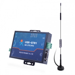 Industrial Serial 3G/4G Cellular Modem with LAN Ports Data Transmit Unit